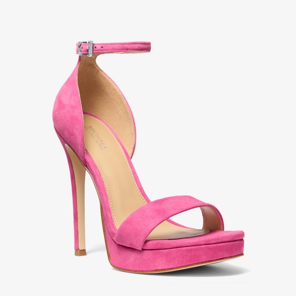 Michael Kors Elegant Pink Suede leather Heels